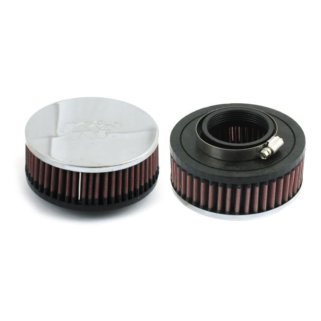 K&N Air Cleaner For Mikuni Carb 5 Inch For Harley-Davidson