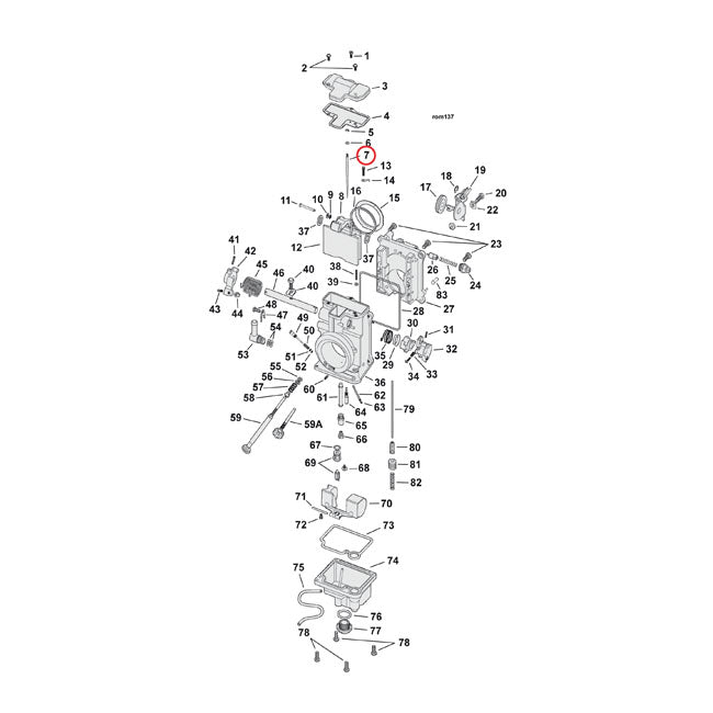 Mikuni Smoothbore Jet Needles, -95 For Harley-Davidson