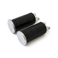 Chrome End Cap Style Pegs For Harley-Davidson