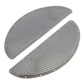 Paughco Oval Floorboard Insert Chr. For Harley-Davidson