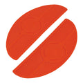 Oval Repl. Pads, Floorboards. Red For Harley-Davidson