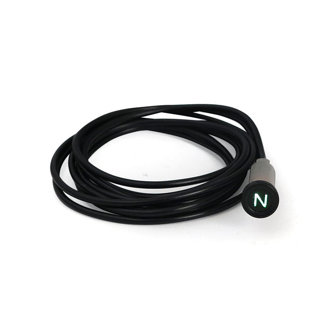 Indicator Light 3/8 Inch Neutral Green For Harley-Davidson