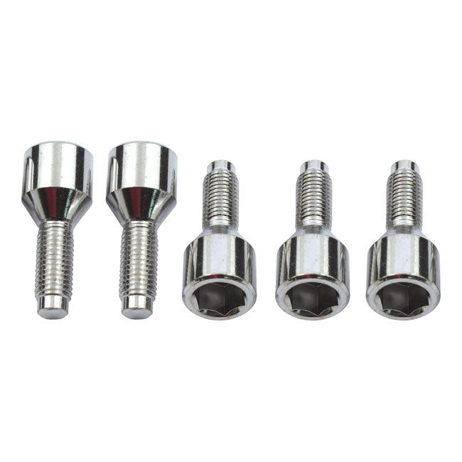 Mounting Bolt, Brake Drum, Chrome For Harley-Davidson