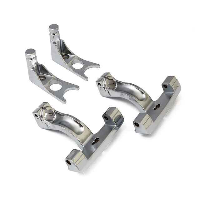 5assenger Footpeg Mount Bracket Set For Harley-Davidson