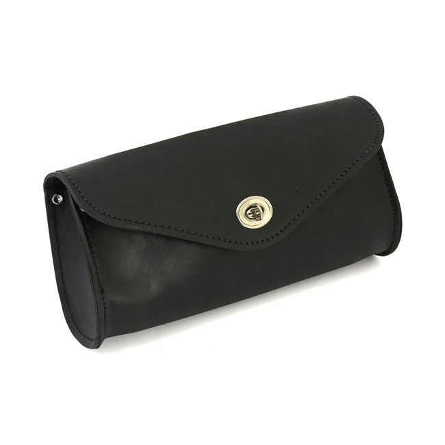 Frontbag Black Leather For Harley-Davidson