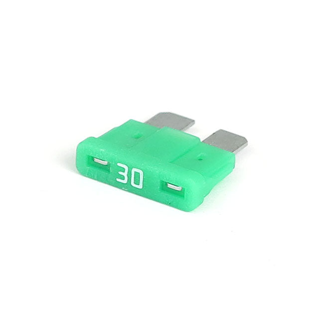 Atc Fuse With Led, 30 Amp, Green For Harley-Davidson