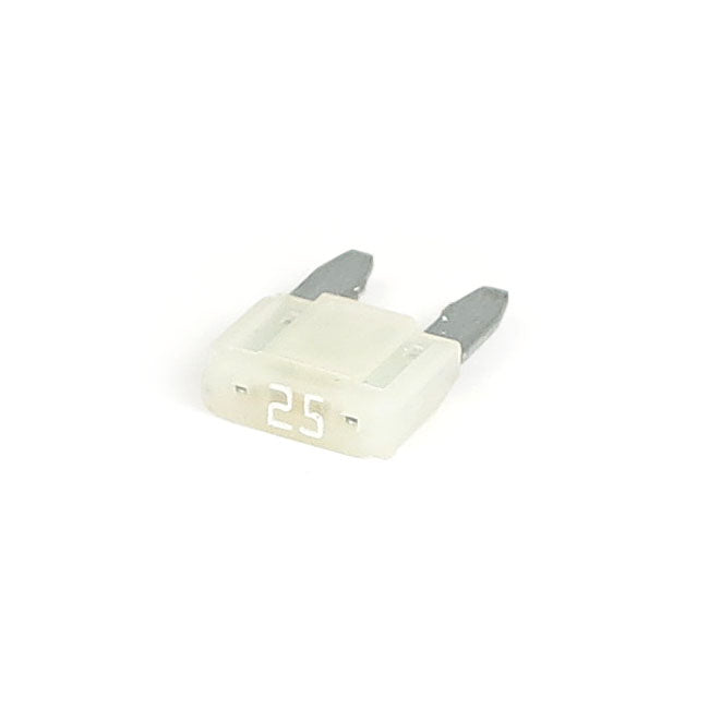 Mini Fuse With Led, 25 Amp, Natural For Harley-Davidson