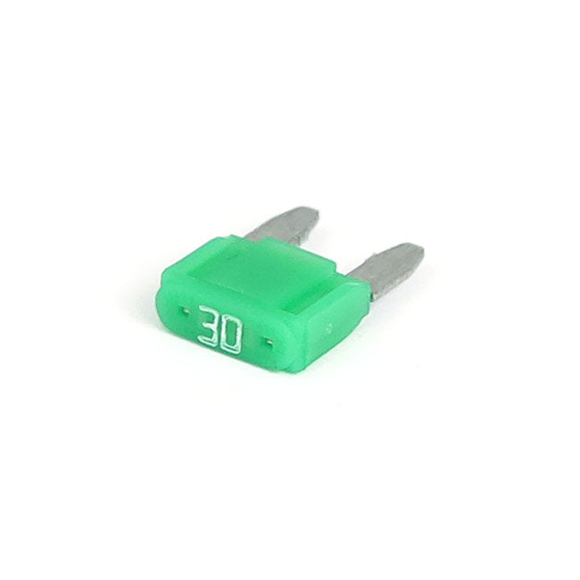 Mini Fuse With Led, 30 Amp, Green For Harley-Davidson