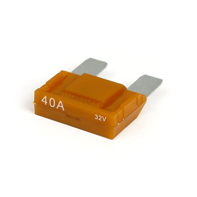 Maxi Fuse With Led, 40 Amp, Amber For Harley-Davidson