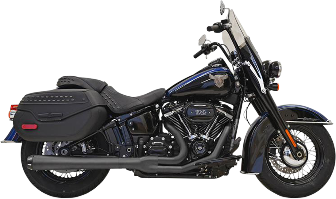 BASSANI XHAUST ROAD RAGE 2-INTO-1 SYSTEMS FOR HARLEY-DAVIDSON 2018 Black Road Rage 2-Into-1 Exhaust System