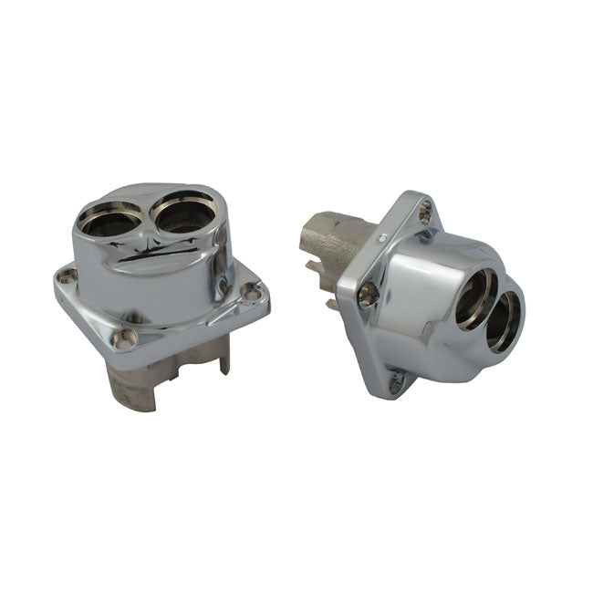 Tappet Block Set, Chrome Alu For Harley-Davidson