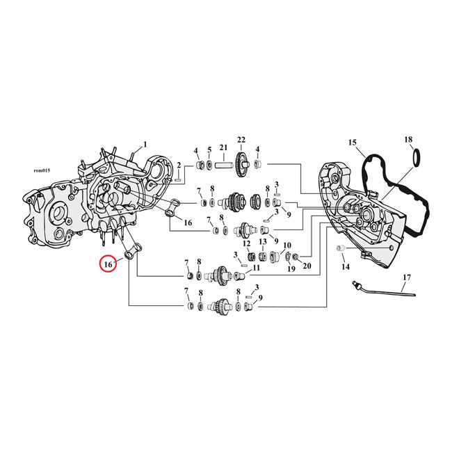 Lock Plate, Cam Gear For Harley-Davidson
