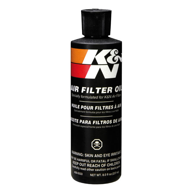 K&N Airfilter Oil, 8-Oz Squeeze Bottle For Harley-Davidson