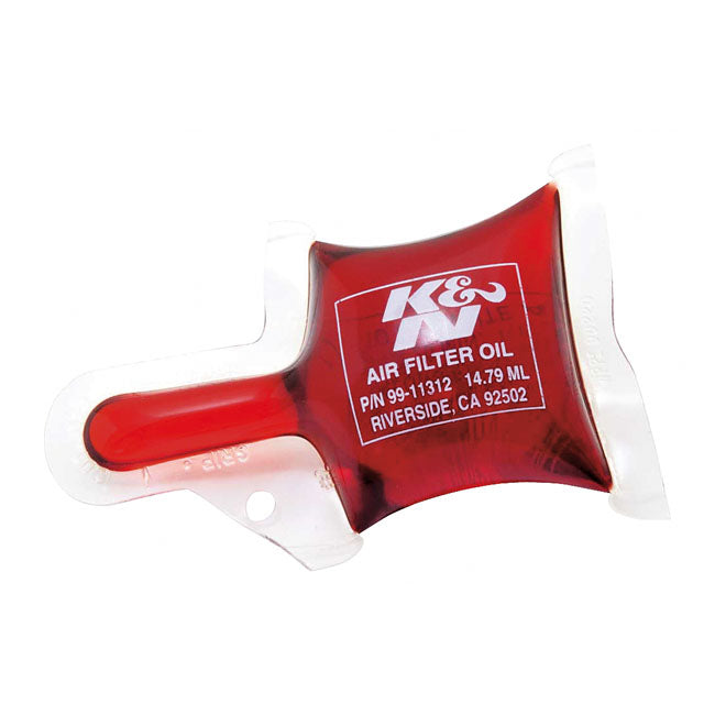 K&N Airfilter Oil, 1/2-Oz Pillow Pack For Harley-Davidson
