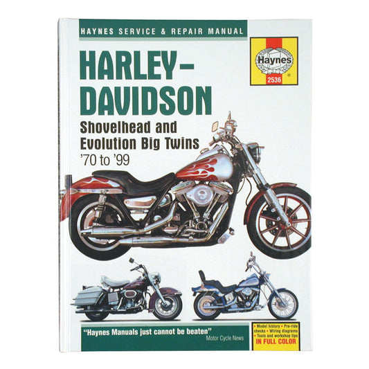 Manual Taller HaynesM2536 Harley-Davidson '70-'99 Shovelhead Evolution Service Manual