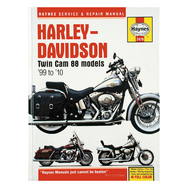 Manual Taller Haynes Harley-Davidson Twin Cam 1999-2010 Service Manual