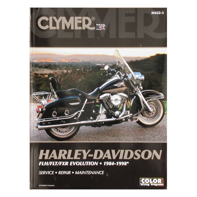 Manual De Taller Para Harley-Davidson 1984-1998 Clymer Service Manual M422-3