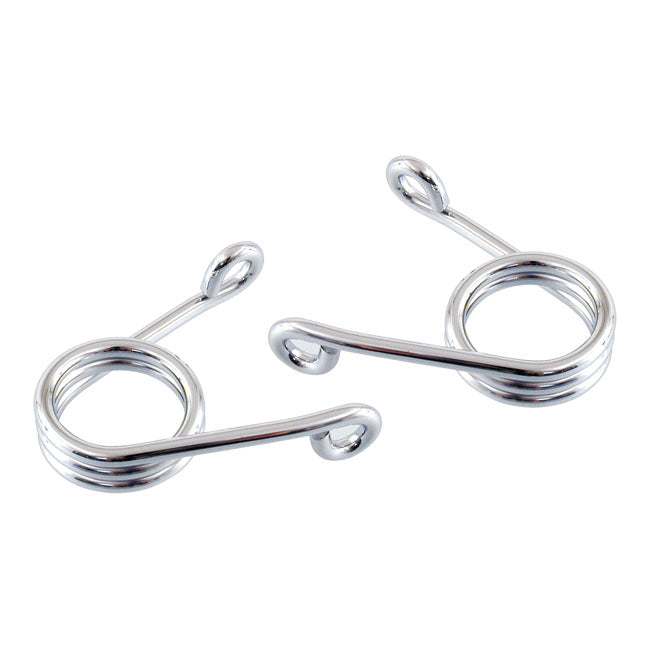 Scissor Solo Seat Spring, Chrome 3 Inch For Harley-Davidson