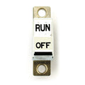 H/B Rocker Switch, Run/Off. Chrome For Harley-Davidson