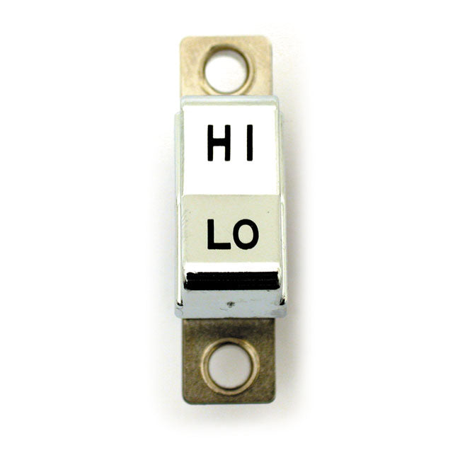 H/B Rocker Switch, Hi/Low. Chrome For Harley-Davidson