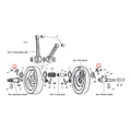 Lock Kit, Crank Pin For Harley Davidson