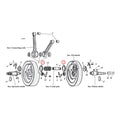 Flywheel Thrust Washers, Steel For Harley-Davidson