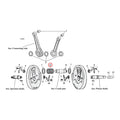 Connec. Rod Roller & Retainer Set, Std For Harley-Davidson