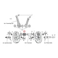 Conn. Rod Roller & Retainer Kit For Harley-Davidson