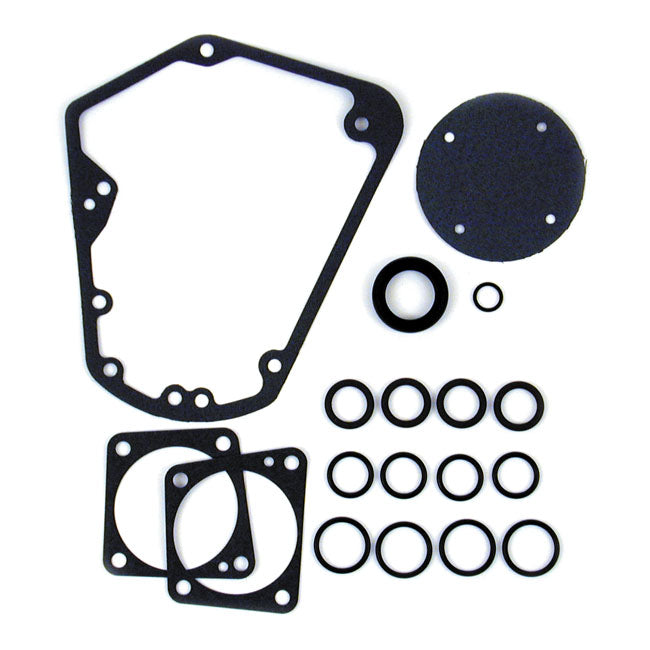 James, Cam Gear Change Gasket Kit. Evo BT For Harley Davidson