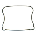 James Rocker Cvr Gasket Lower, Rubber For Harley-Davidson