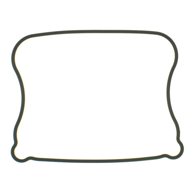 James Rocker Cvr Gasket Lower, Rubber For Harley-Davidson