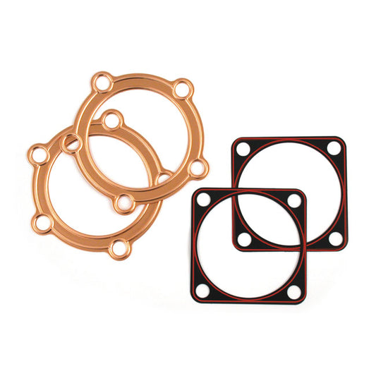 James Knuckle Head & Base Gasket Set For Harley-Davidson