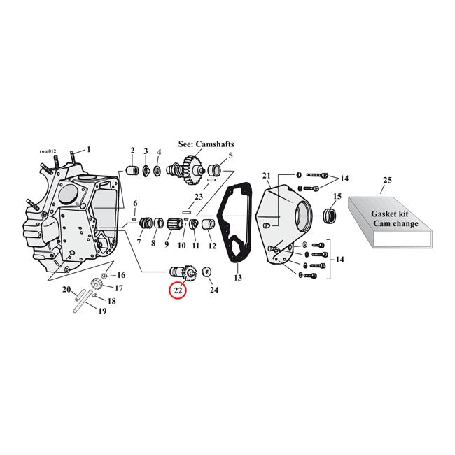 S&S, soupape de reniflard en acier. MST pour Harley Davidson