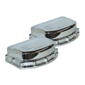 Paughco Panhead Rocker Covers. Chrome For Harley-Davidson