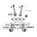Flywheel Thrust Washers, Steel 0.060" For Harley-Davidson