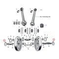 Flywheel Washer Set S.V., Std. (OUTSIDE) For Harley-Davidson