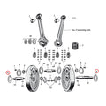 Flywheel Washer Sv, .102 Inch (OUTSIDE) For Harley-Davidson