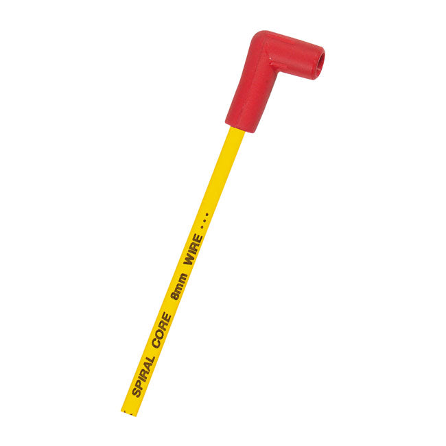 Accel 8mm S/S Wire Softail Yellow For Harley-Davidson