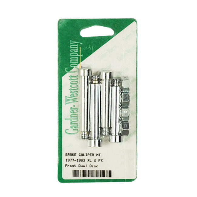 Caliper Mount Kit, Front. Chrome Allen For Harley-Davidson