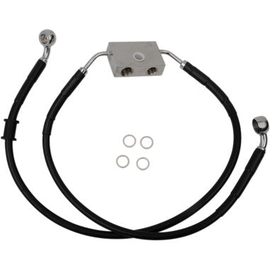 EXTENDED LENGTH STAINLESS STEEL BRAKE LINE KITS FOR HARLEY-DAVIDSON