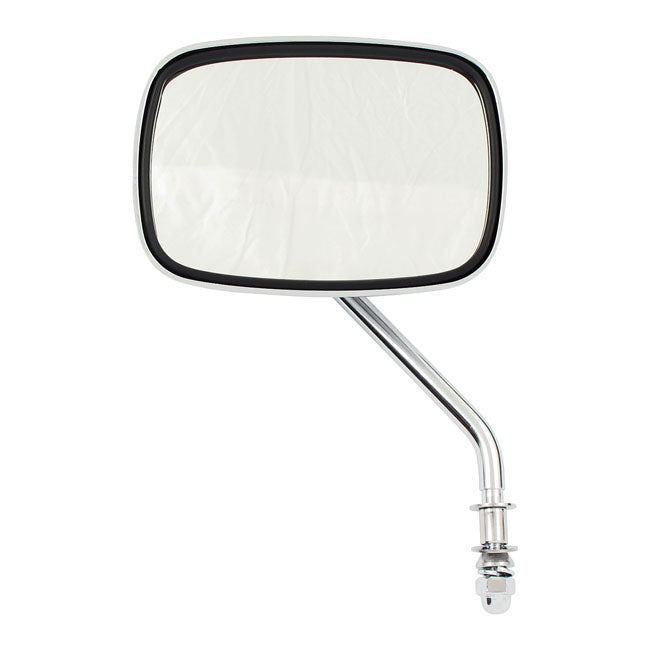 Chrome OEM Style Left Mirror Short Stem For Harley-Davidson