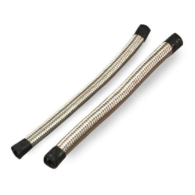 Braided Steel Hose 1/4 Inch, Clear For Harley-Davidson
