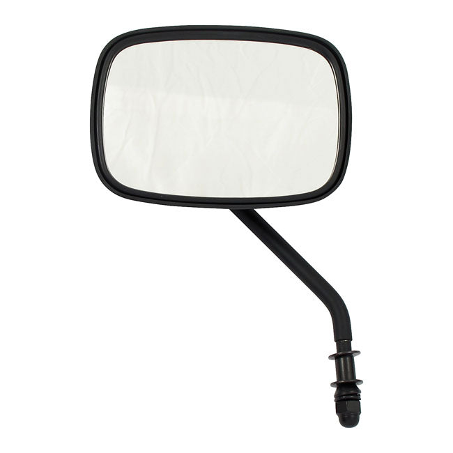 Oem Style Repl. Mirror, Left, Short Stem For Harley-Davidson