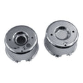 Speedo & Tach Cup Set, Chrome For Harley-Davidson