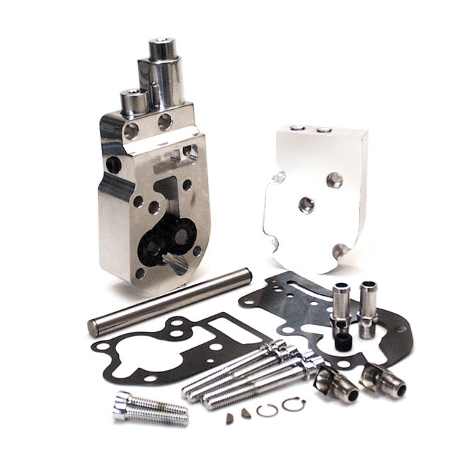 Jims, 'Flow Pro 1' Billet Oil Pump Kit. Polished For Harley Davidson