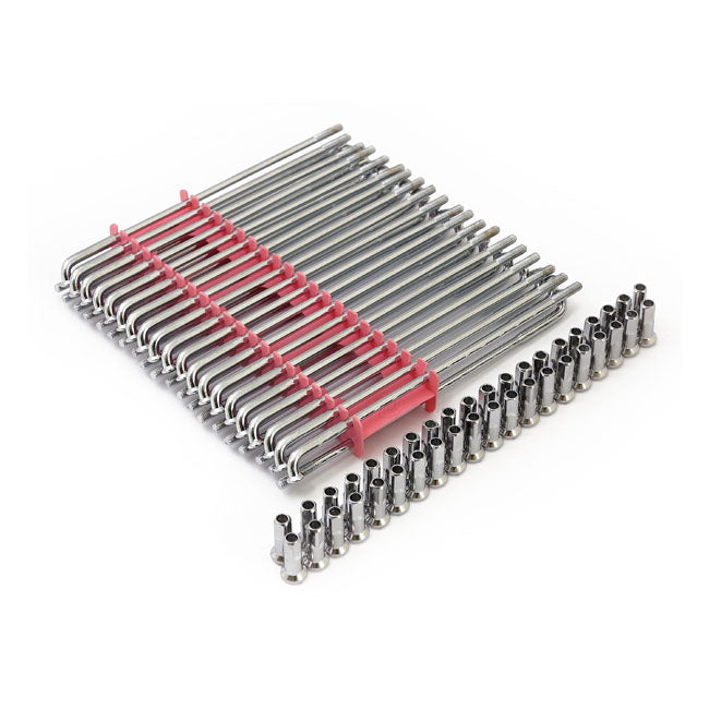 Spoke Set Chrome 16 Inch For Harley-Davidson 43032-40C 43241-05