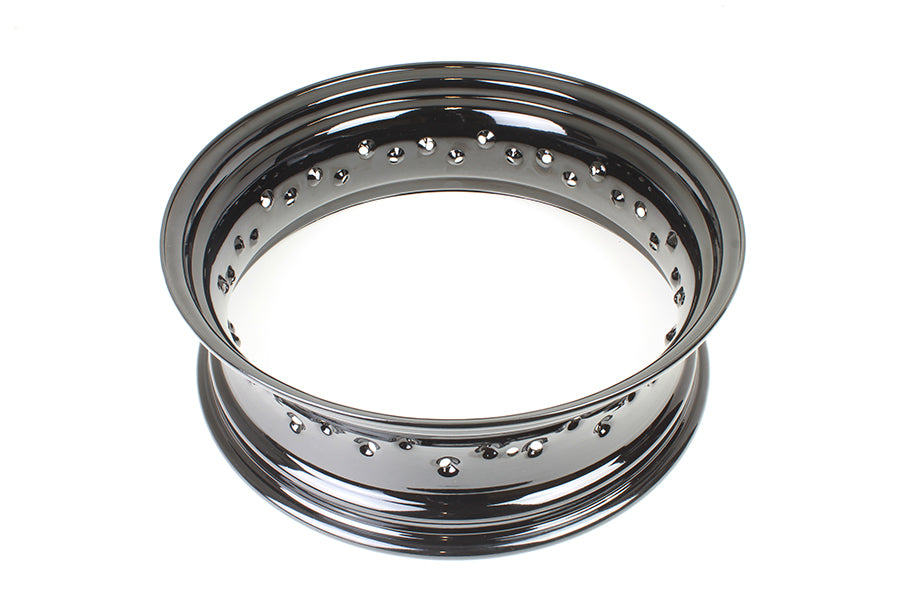 16 x 5 Zoll schwarzes Hinterrad mit 40 Speichen für Harley-Davidson Touring ab 2009