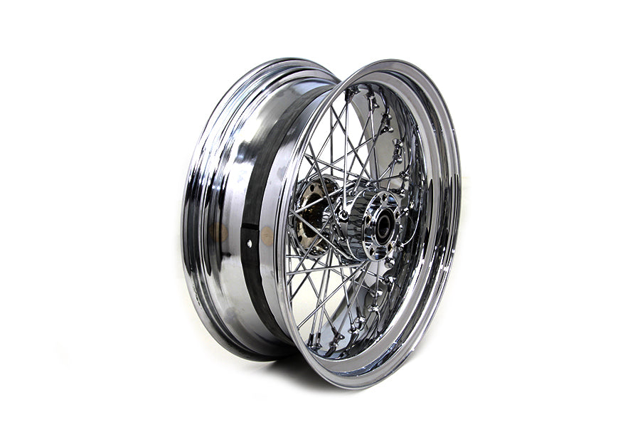 17" X 6" Rear Wheel Assembly Laced For Harley-Davidson Softail & Dyna 2008-2017