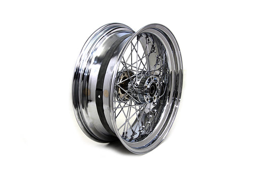 17" X 6" Rear Wheel Assembly Laced For Harley-Davidson Softail & Dyna 2008-2017