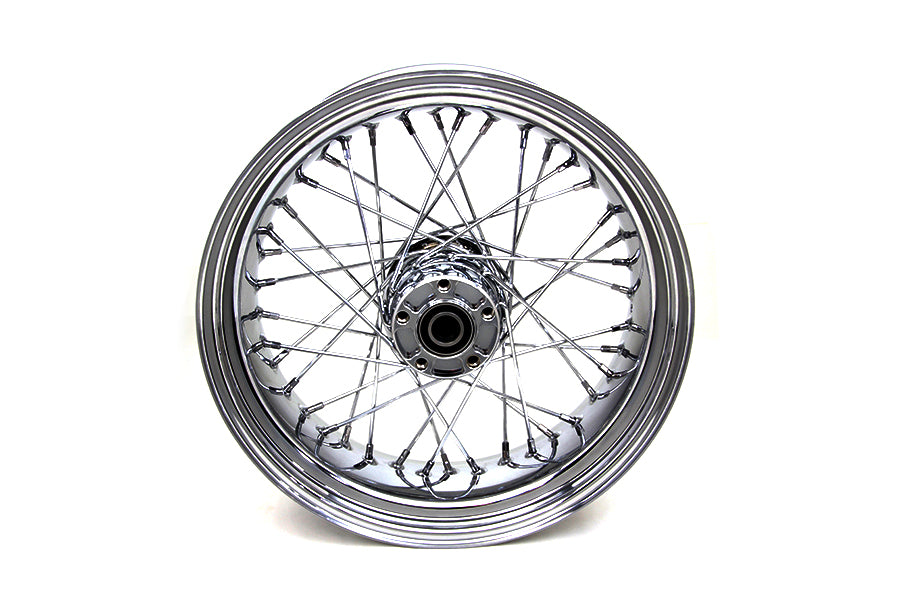 17" X 6" Rear Wheel Assembly Laced For Harley-Davidson Softail &amp; Dyna 2008-2017